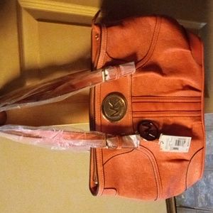Michael kors bag Large color between pink and badge
